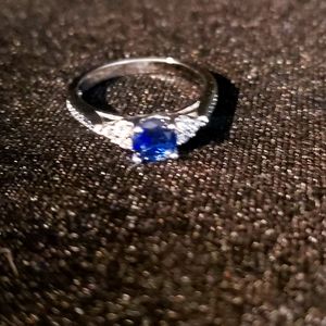 Women sterling silver stamped ring